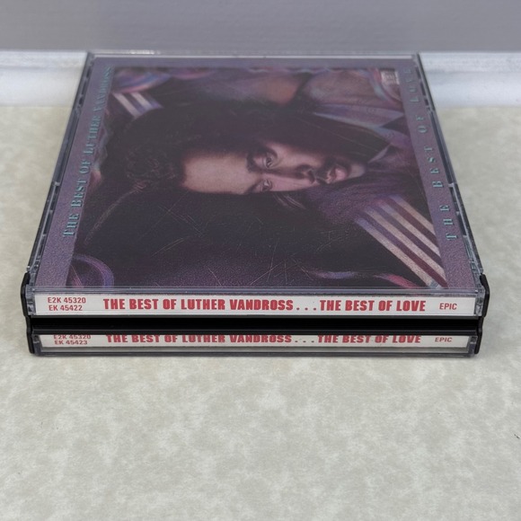 The Best of Luther Vandross: The Best of Love (2-Disc CD Album 1989 Epic Records - Picture 5 of 5